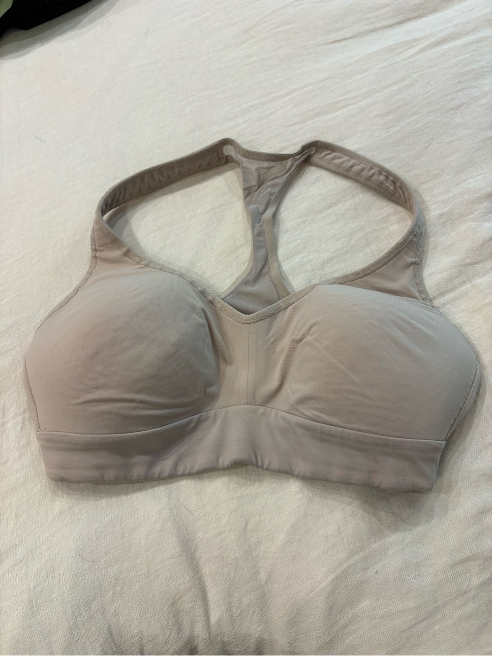 lululemon athletica Light Beige Racerback Sports Bra